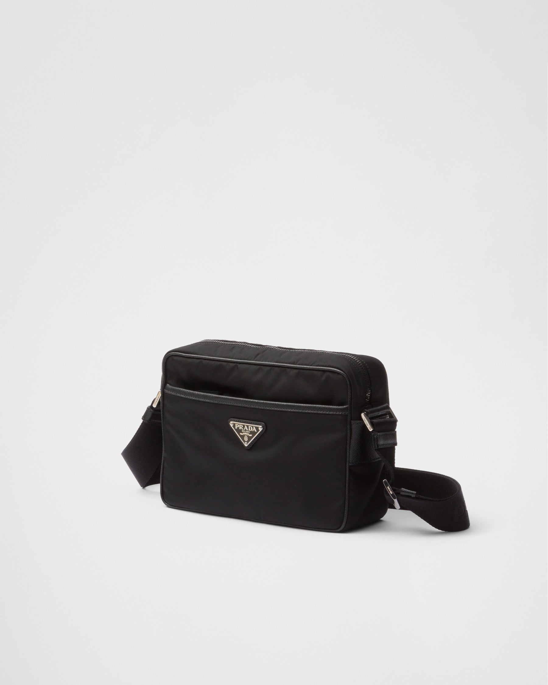 Sac porté épaule en Re-Nylon et Saffiano