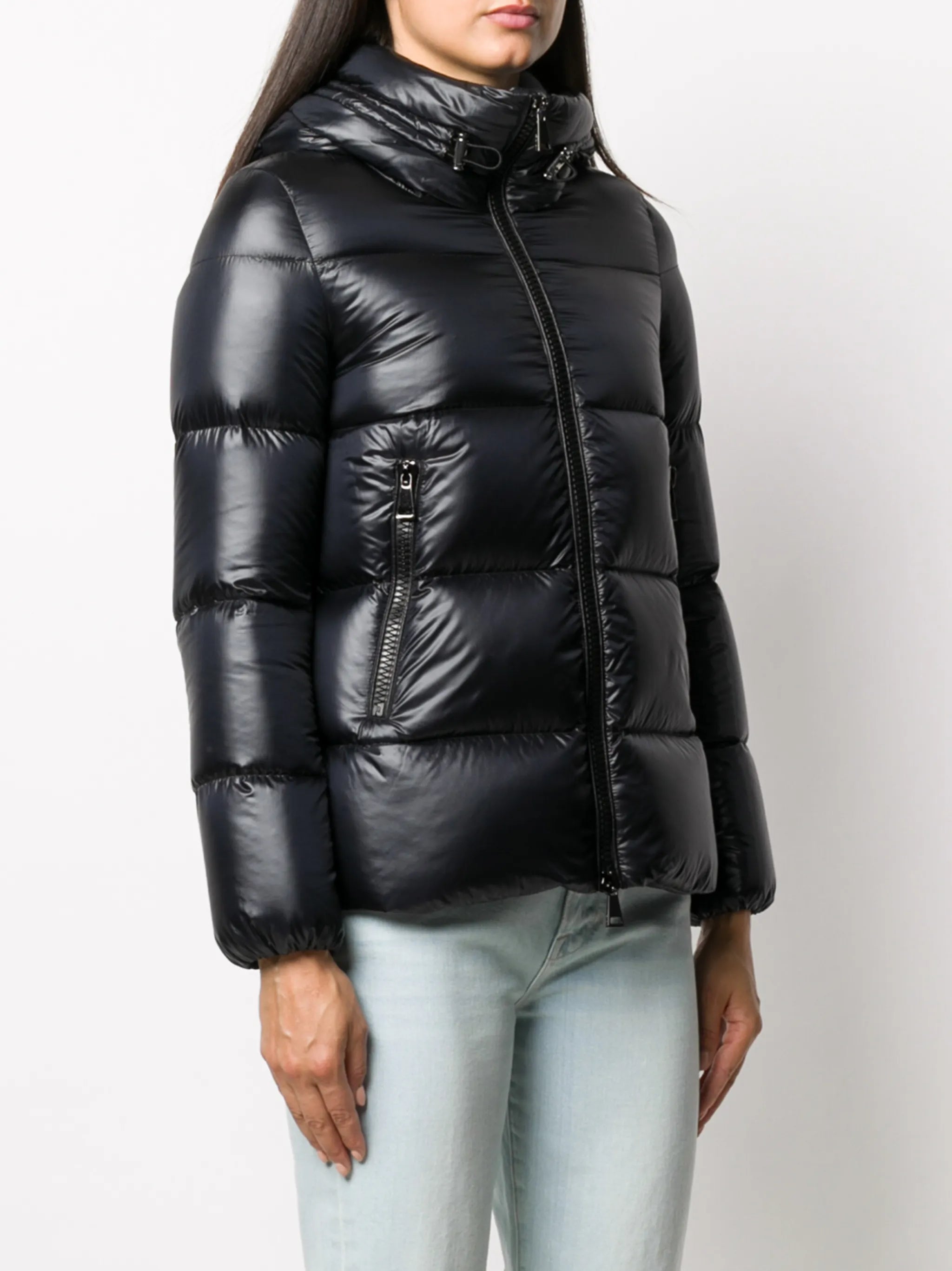 Moncler doudoune à patch logo