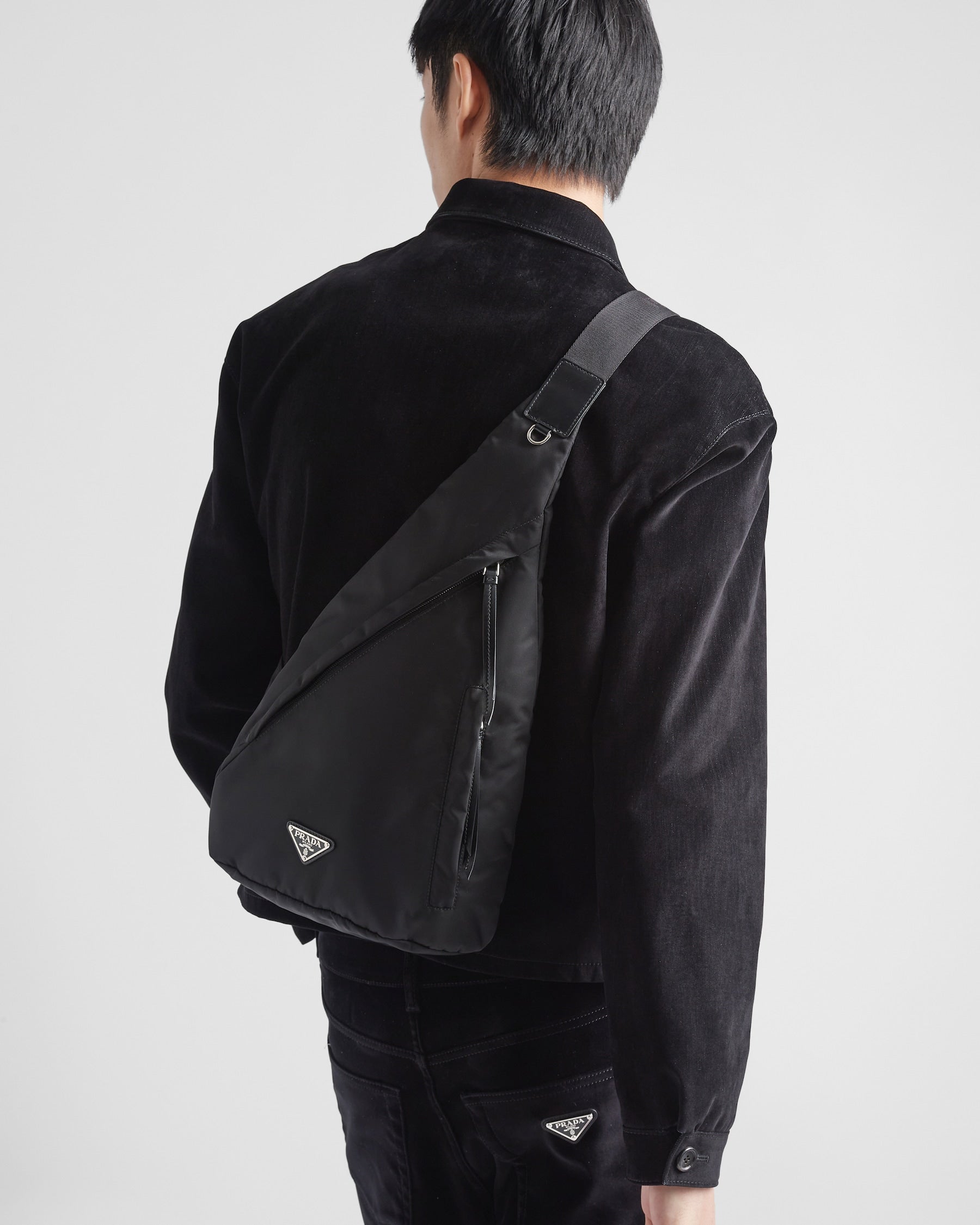 Sac à dos en Re-Nylon et cuir