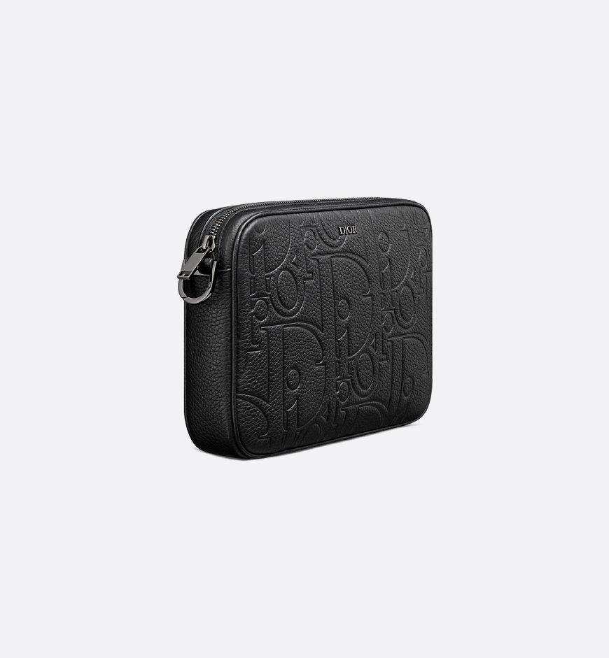 Triple Pouch Saddle Cuir