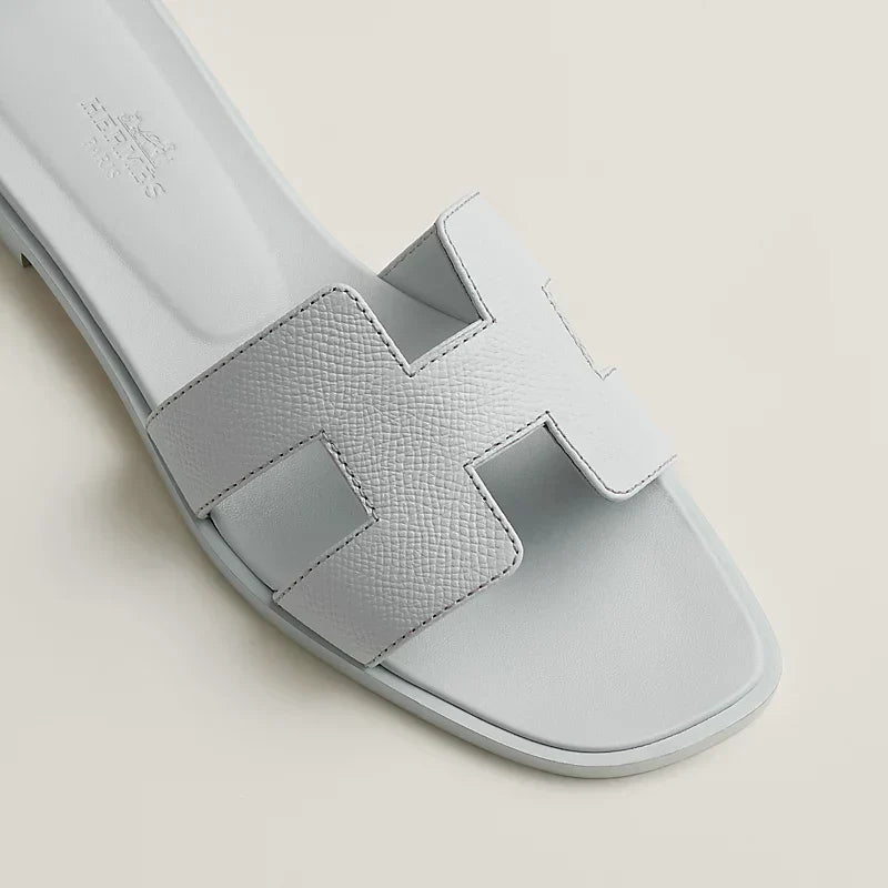 Hermes - Claquettes Bleu glacier